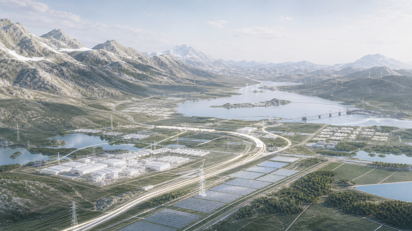 Regional energy corridors connecting terrain and communities